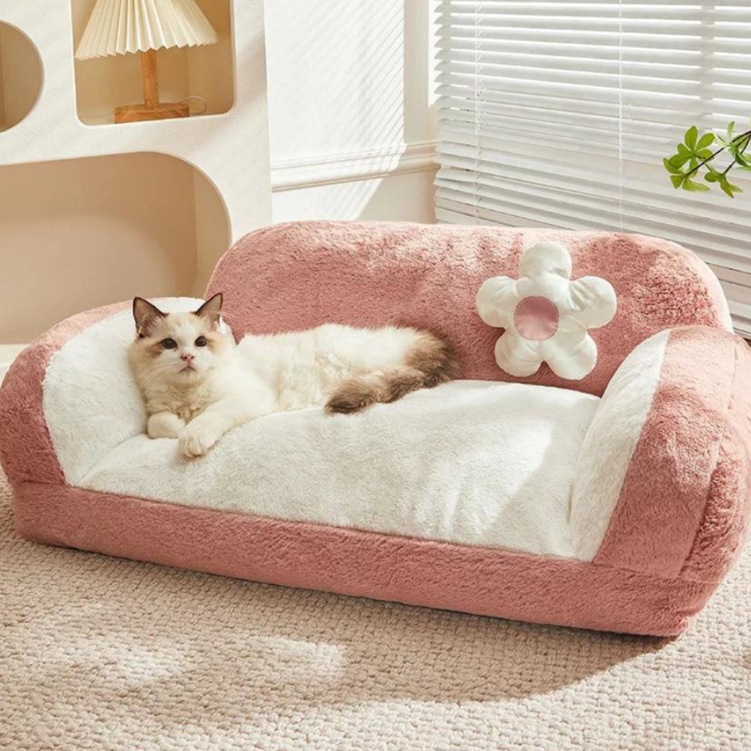 Comfortable Plush Pet Bed Js