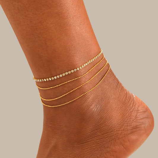 Summer Barefoot Snake Anklets