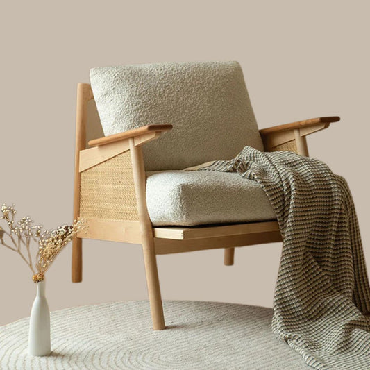 Nordic Wood Sofa Chair Vakasi