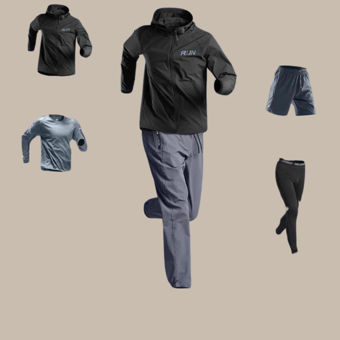 5Pcs Jogging Fitness Tracksuits Js