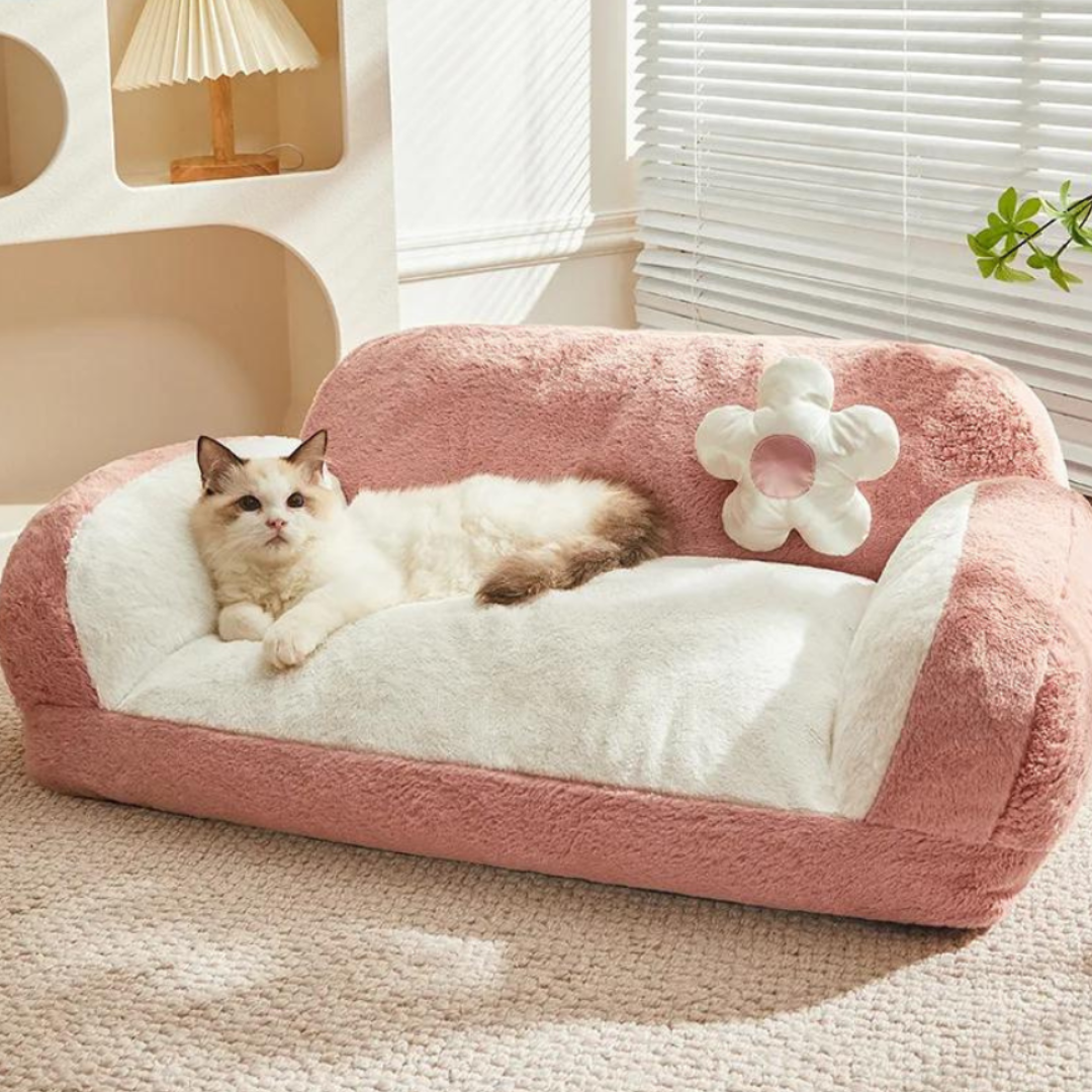 Comfortable Plush Pet Bed Js