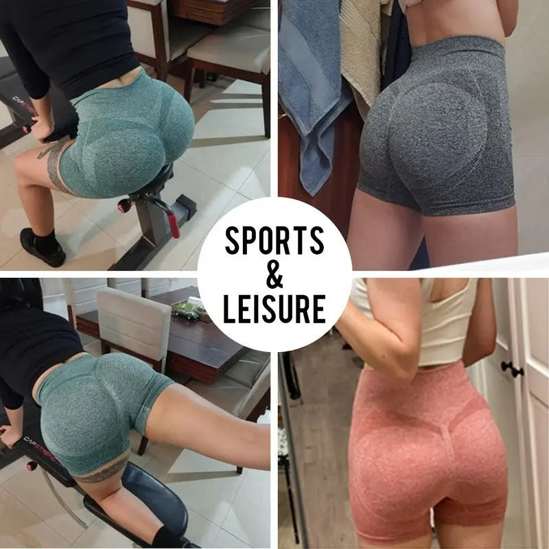 Gym Shorts Seamless Women Push Up Shorts Leggings High Waist Yoga Sports Shorts Sexy Butt Lifting Workout Tights Pants Female Js