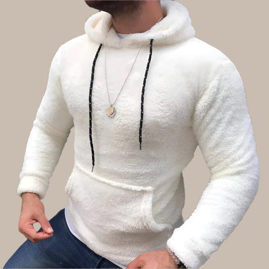 Casual Solid Winter Hoodies - Vakasi