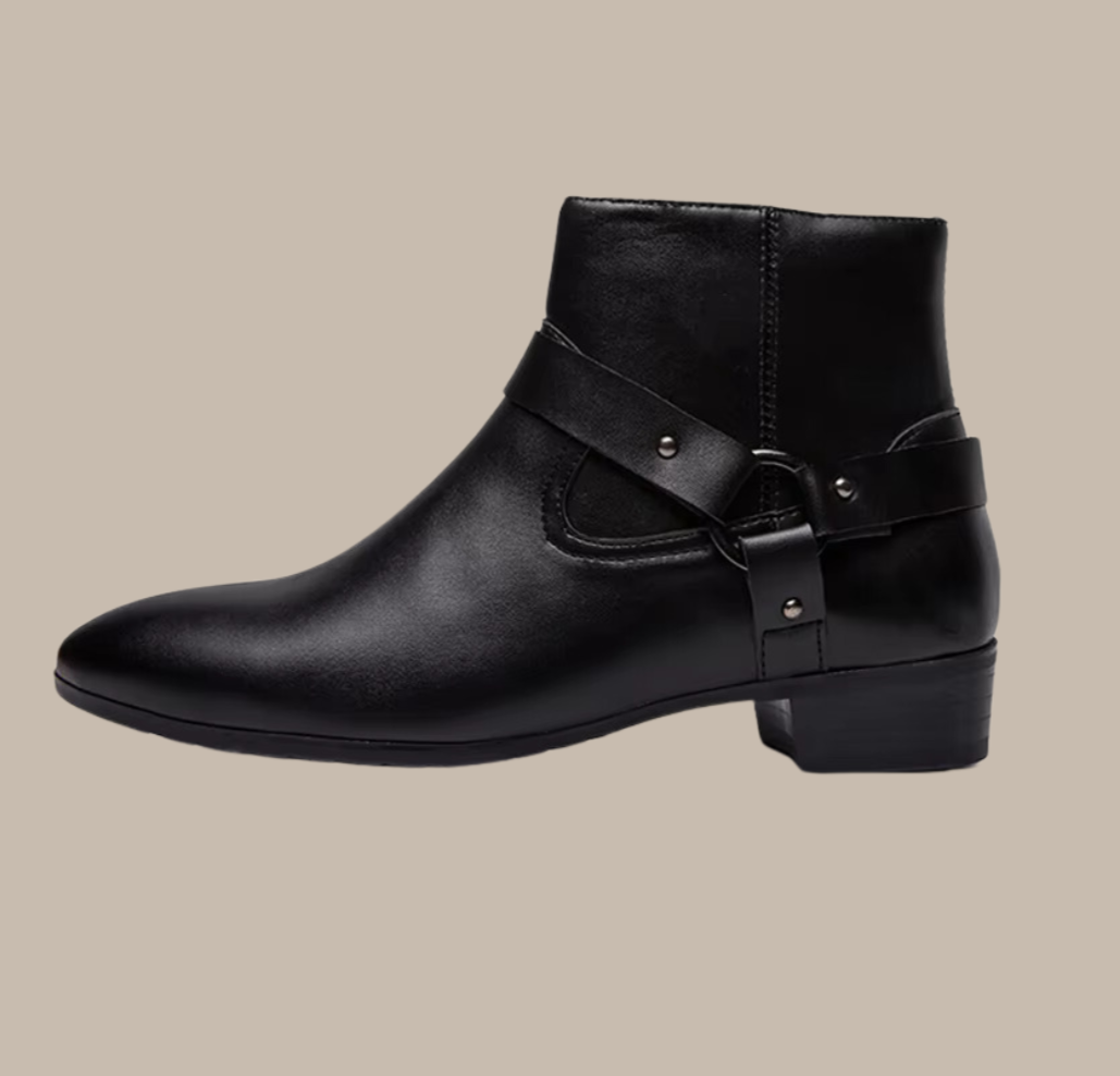 PU Leather Men Winter Fashion Boots - Vakasi