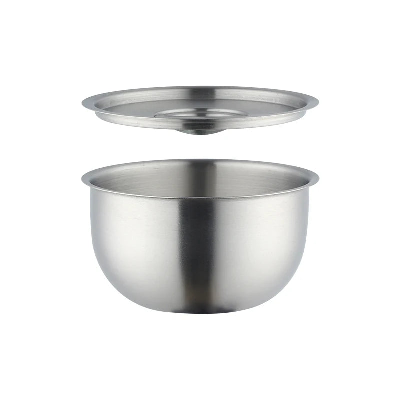 450ml Gold Stainless Steel Mixing Bowl With Lid for Kitchen Egg Salad Food Mixer Bowls Metal Food Storage Stirring Bowl Tablewar