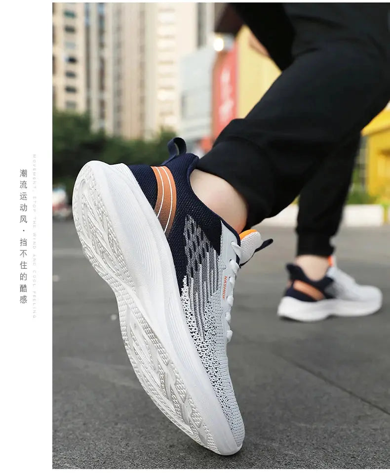 High Quality Shoes Men 2023 Lightweight Sneakers Men Fashion Casual Walking Shoes Breathable Tenis Masculino Zapatillas Hombre Vakasi