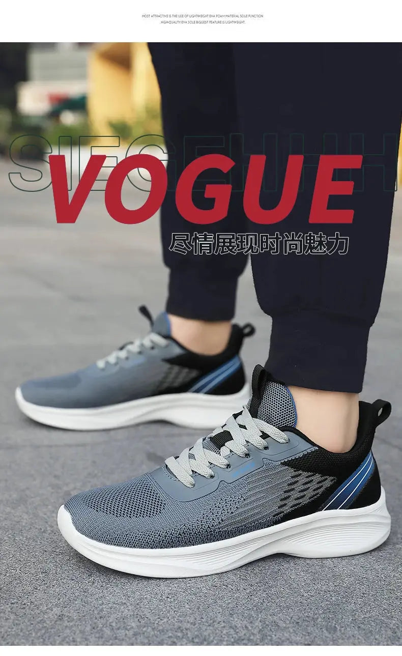 High Quality Shoes Men 2023 Lightweight Sneakers Men Fashion Casual Walking Shoes Breathable Tenis Masculino Zapatillas Hombre Vakasi