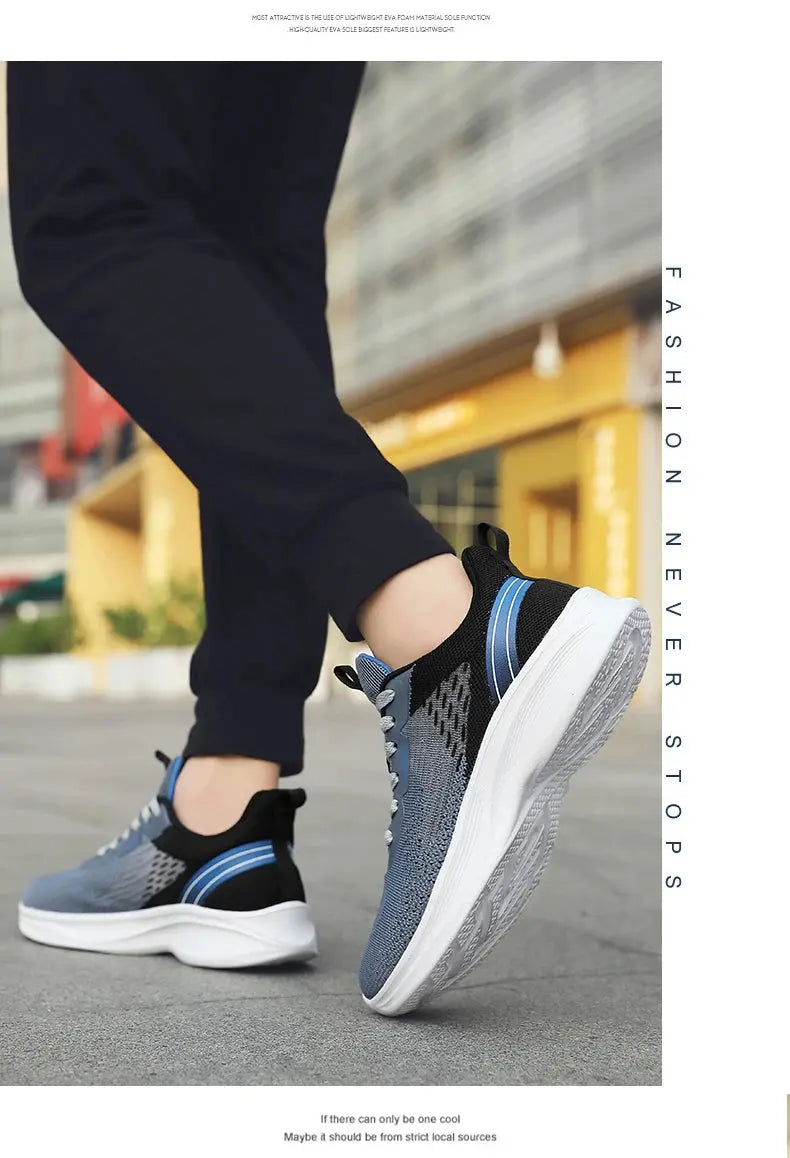 High Quality Shoes Men 2023 Lightweight Sneakers Men Fashion Casual Walking Shoes Breathable Tenis Masculino Zapatillas Hombre Vakasi