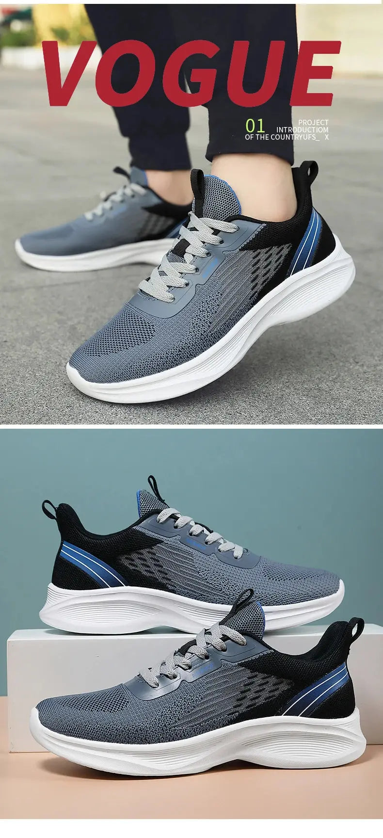 High Quality Shoes Men 2023 Lightweight Sneakers Men Fashion Casual Walking Shoes Breathable Tenis Masculino Zapatillas Hombre Vakasi