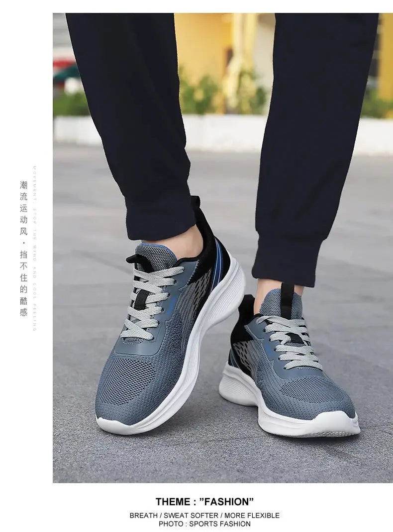 High Quality Shoes Men 2023 Lightweight Sneakers Men Fashion Casual Walking Shoes Breathable Tenis Masculino Zapatillas Hombre Vakasi