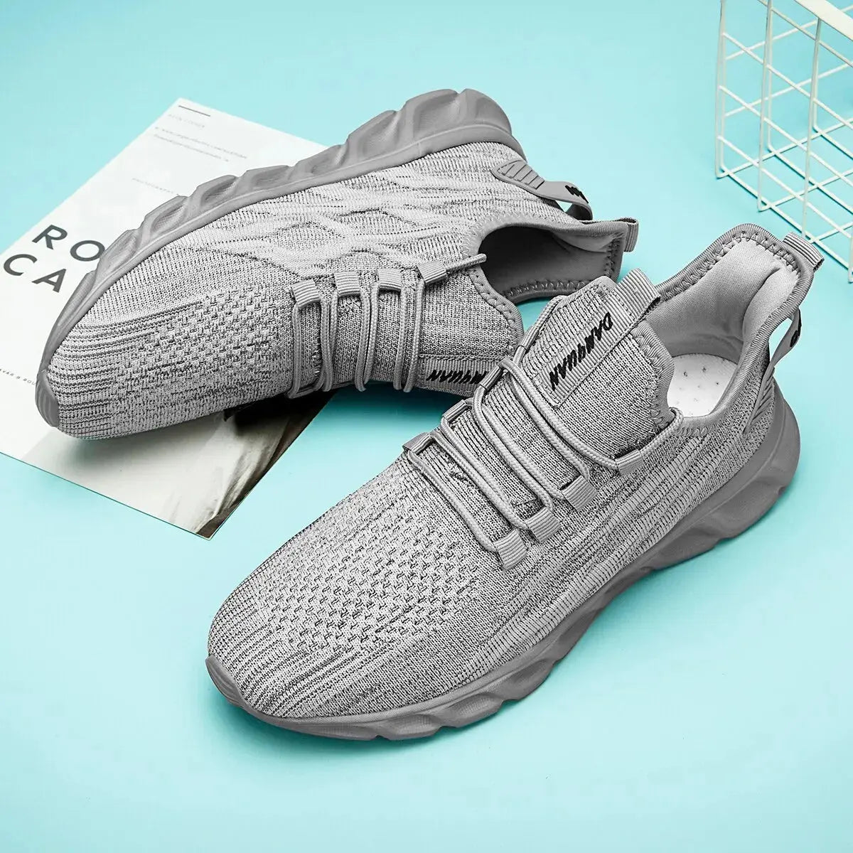 Men Vulcanized Walking Running Shoes Unisex Casual Lightweight Tennis Shoes Athletic Sports Shoes Breathable Fashion Sneakers Vakasi