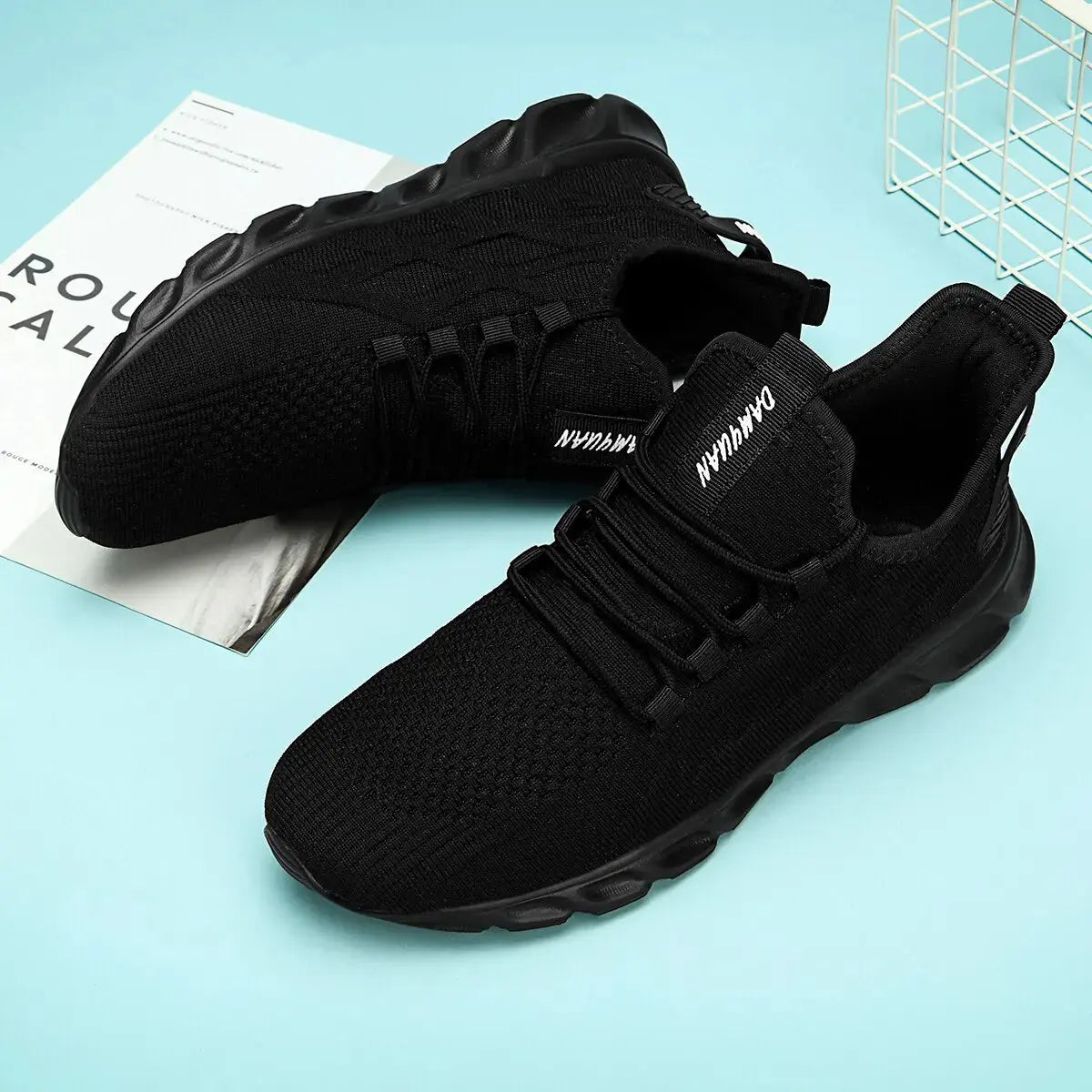 Men Vulcanized Walking Running Shoes Unisex Casual Lightweight Tennis Shoes Athletic Sports Shoes Breathable Fashion Sneakers Vakasi