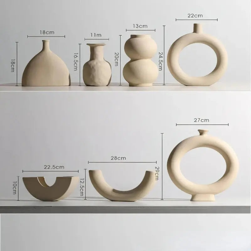 Modern Simple Ceramic Art Vase Vakasi