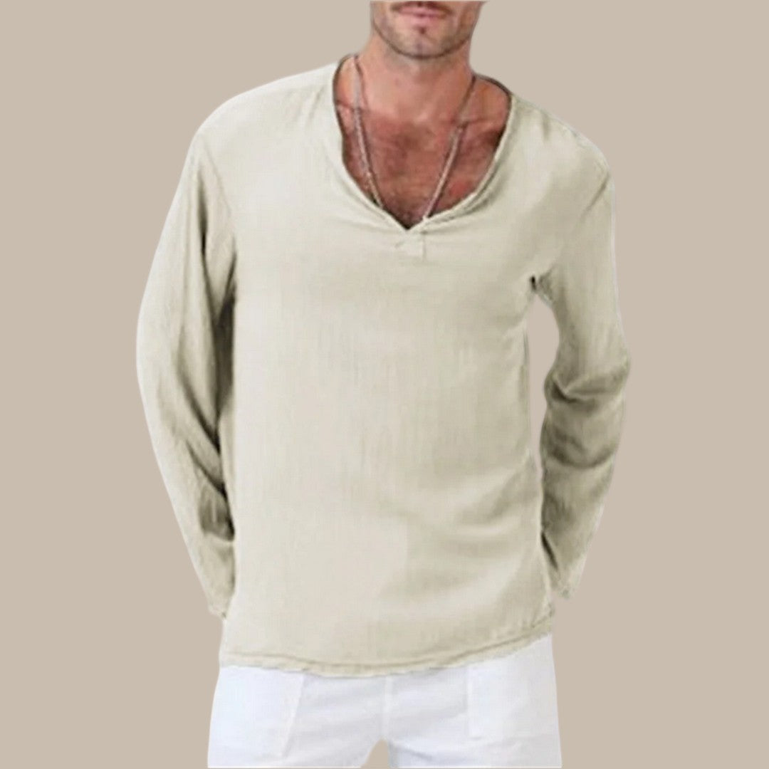 Men's Casual Solid Shirt Js