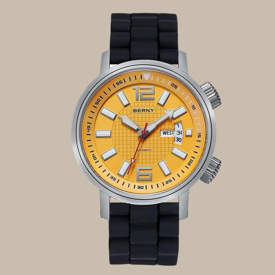 Elegant Stainless Steel Dress Watch for Men Vakasi