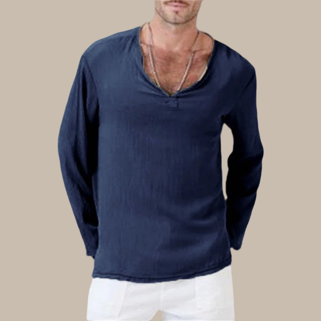 Men's Casual Solid Shirt Js