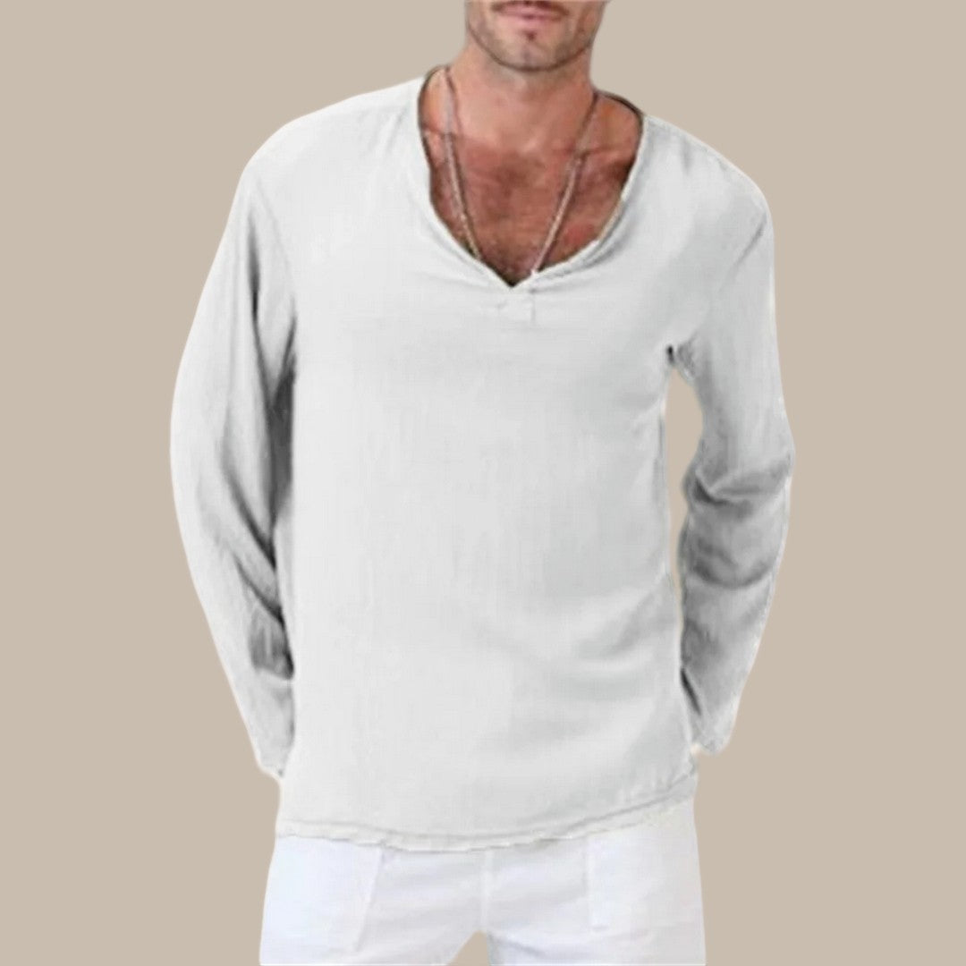 Men's Casual Solid Shirt Js