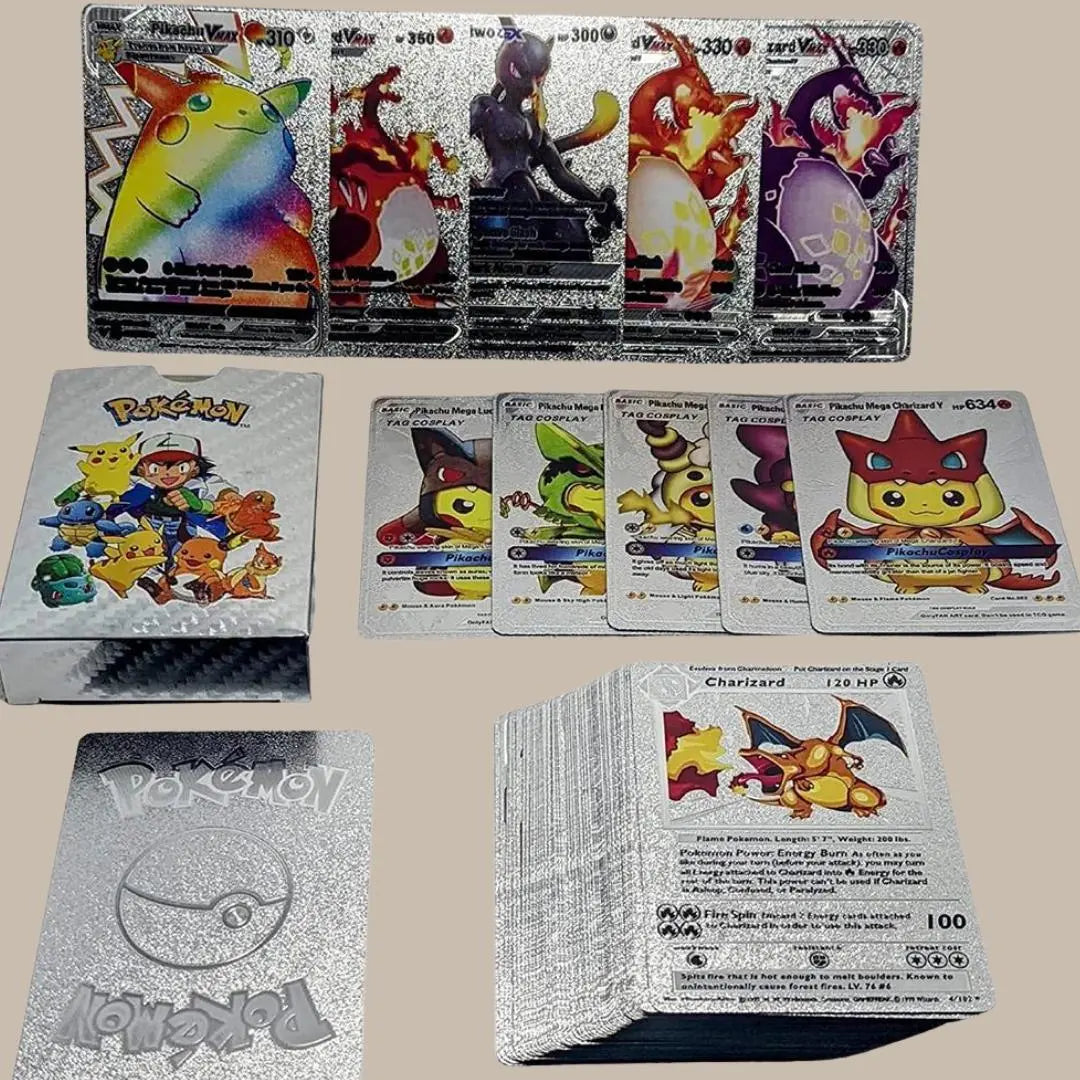 Pokemon Gold Pikachu Cards Js