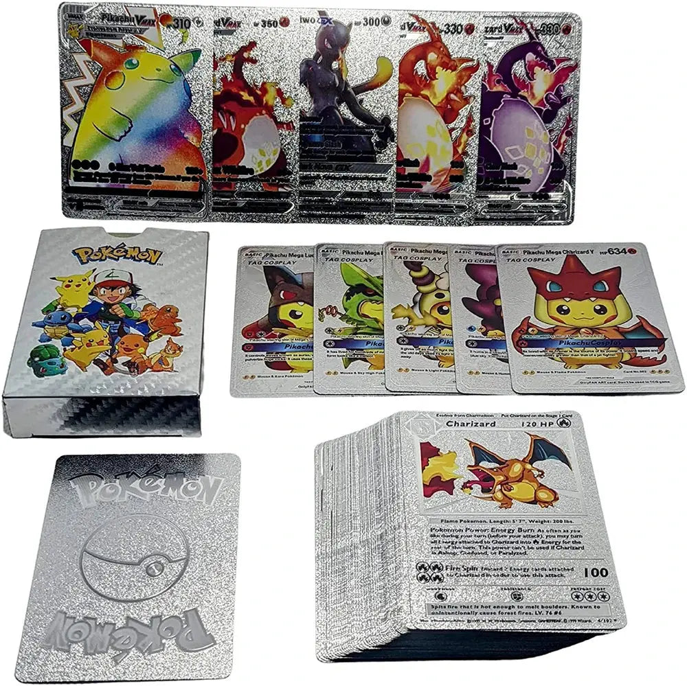 Pokemon Gold Pikachu Cards Js