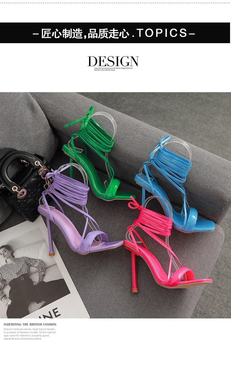 Candy Colored High Heels - Vakasi