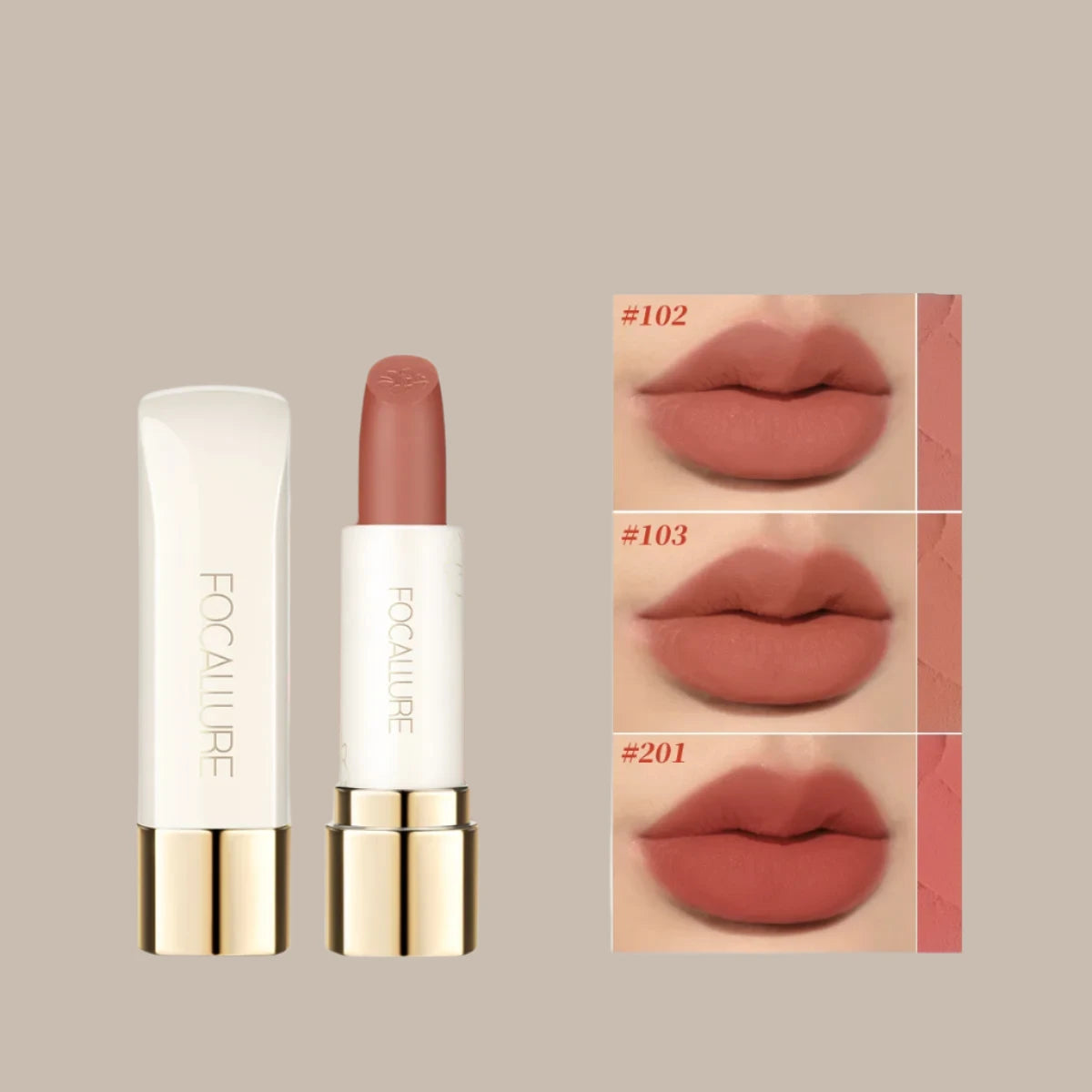 Natural Lightweight Waterproof Lipstick Vakasi