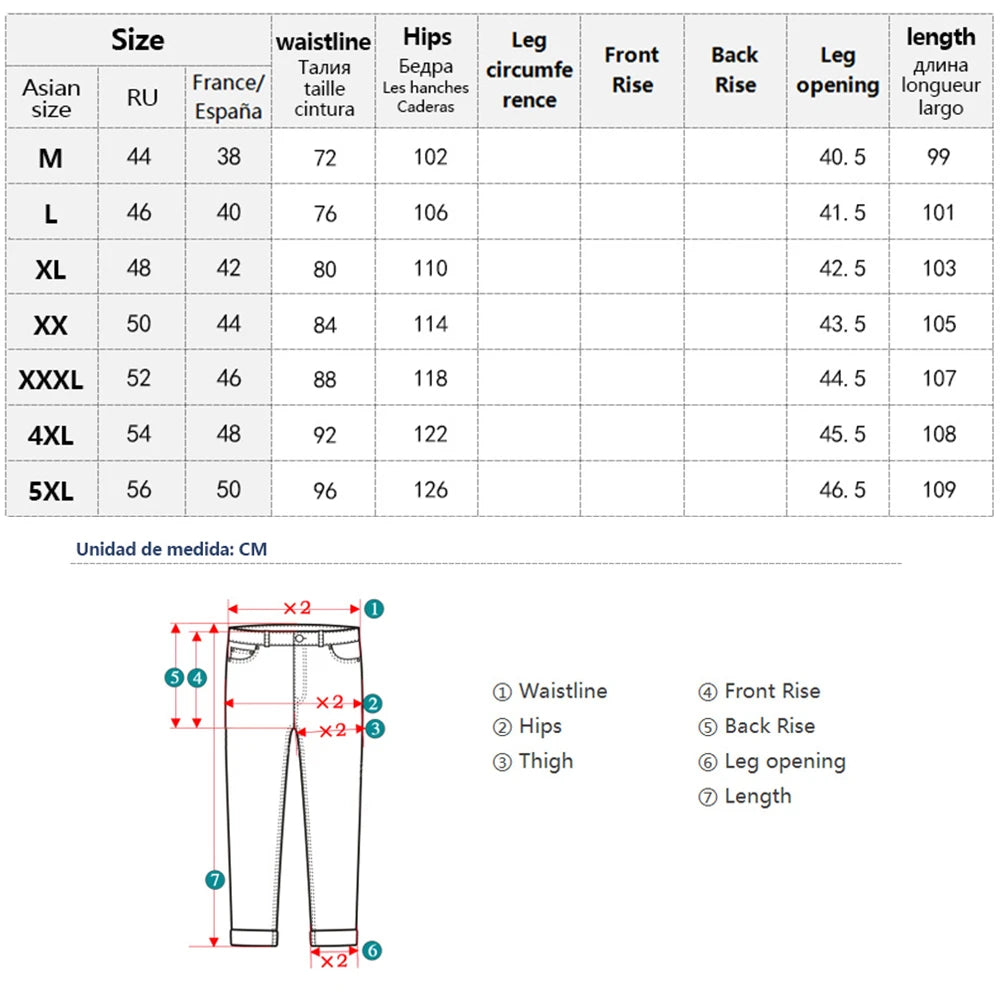 Thin Soft Plus Size Pants M-5XL - Vakasi