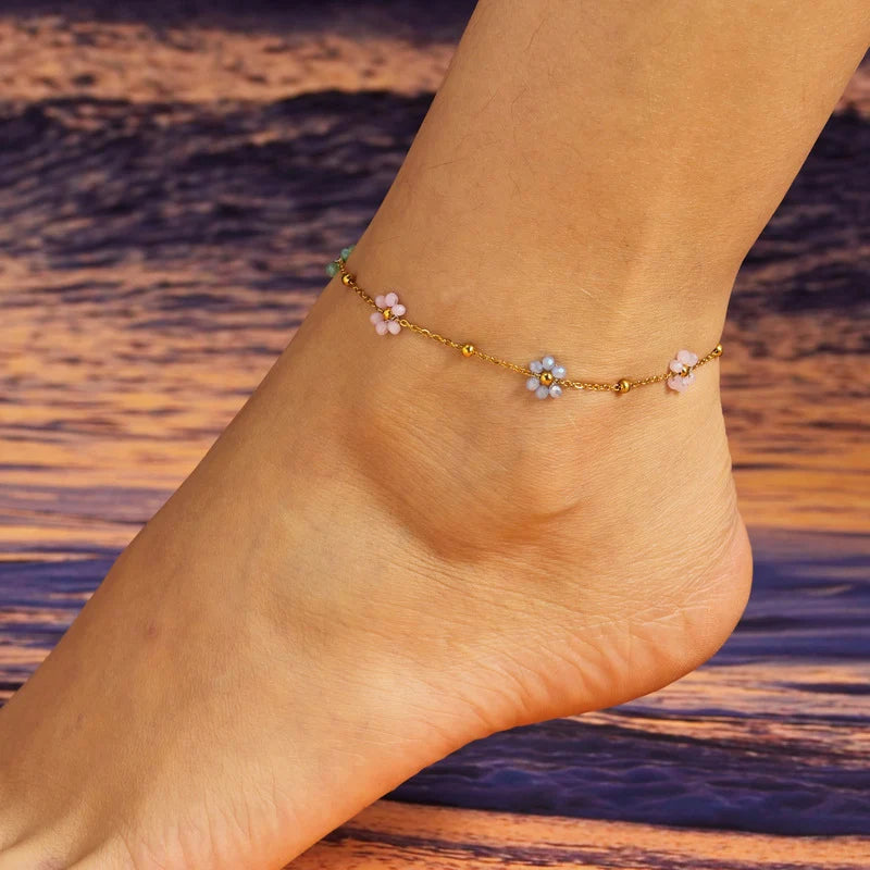 Charm Red Cherry Anklets