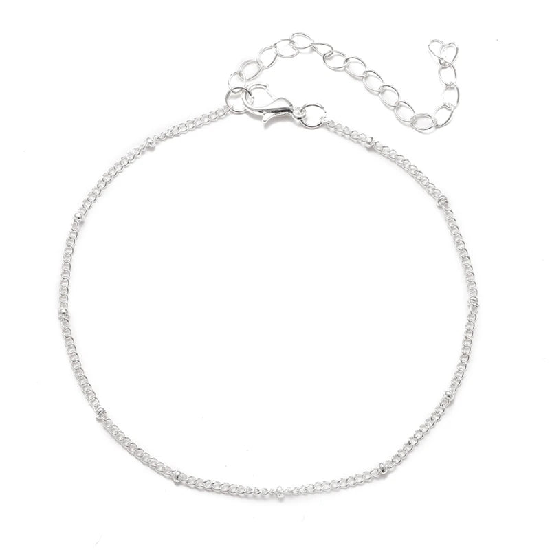 Trendy Beads Multilayer Summer Anklet