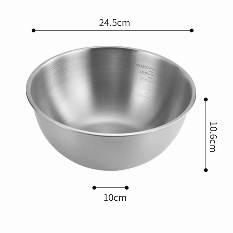 Creative Stainless Steel Ramen Bowl Korean Friut Salad Bowl Golden Soup Bowls Single Layer Home Tableware Kitchen Utensils