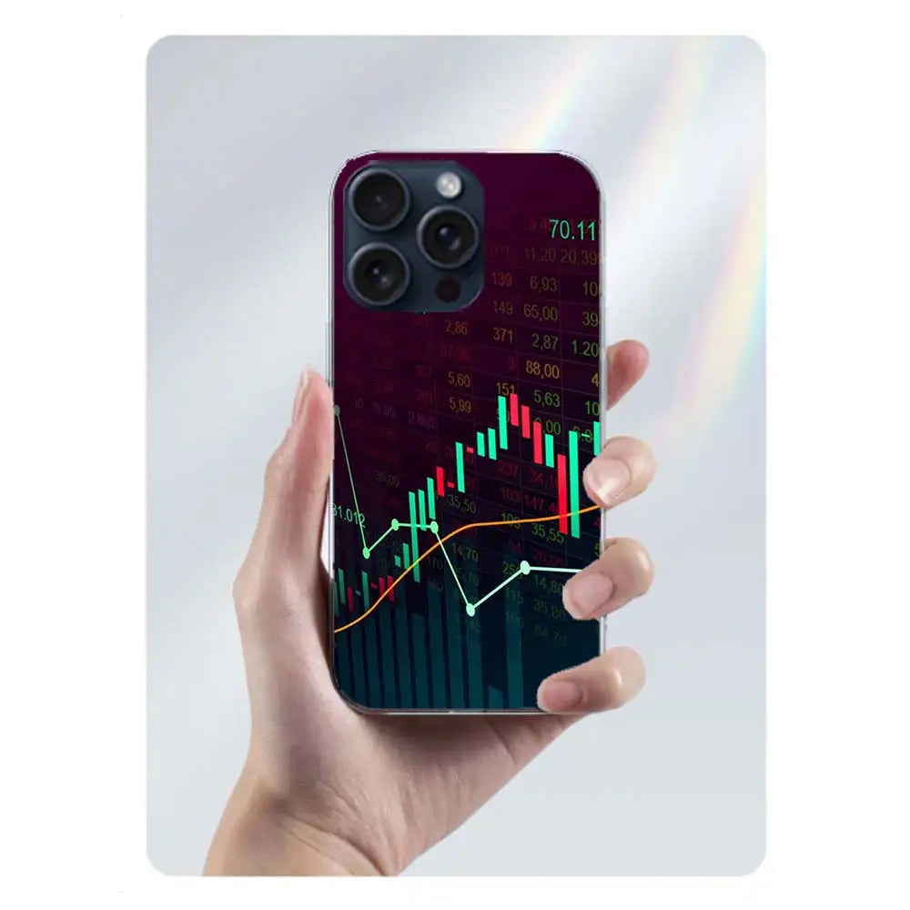 Day Trader Trader Trading Clear Case For Apple iPhone 12 13 Mini TPU 11 14+ 15 16 Pro Max Capa Plus XR X XS Max Phone Cover Sili