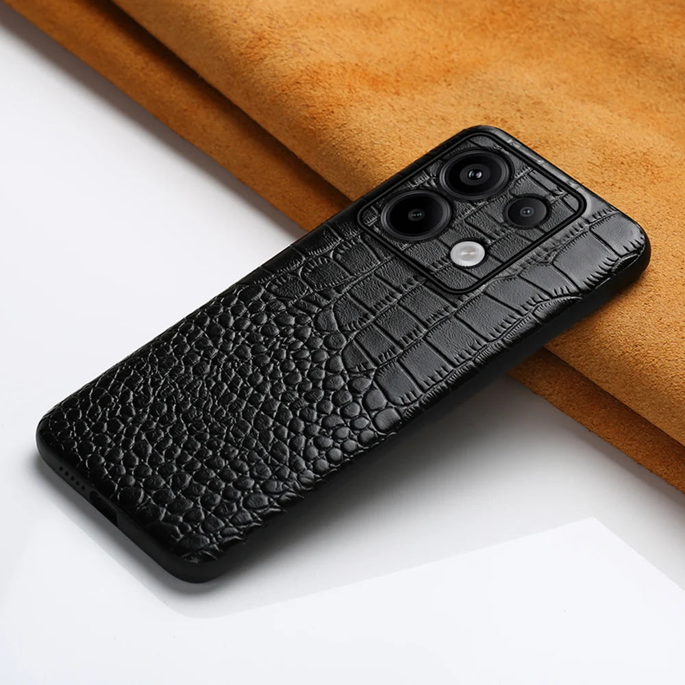 Genuine Cowhide Leather iPhone Case