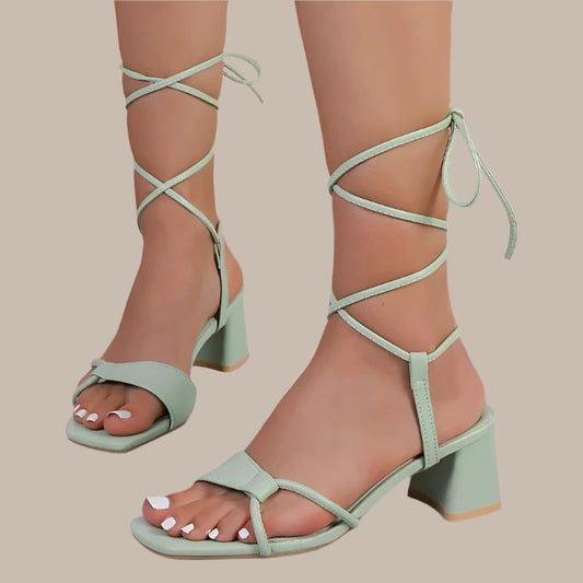 Party High Heels with Strap - Vakasi