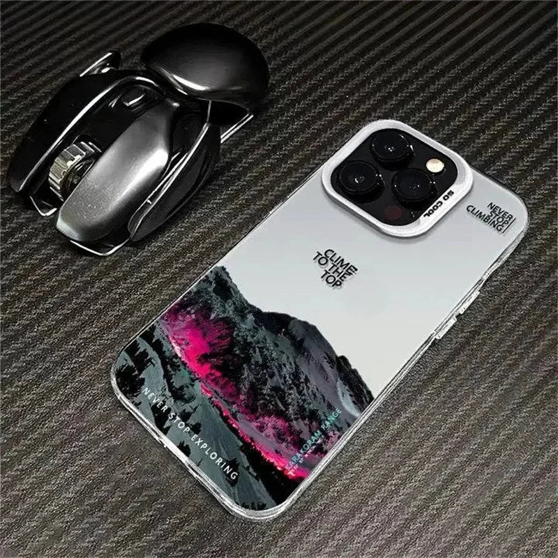 Matte Case Snow Mountain Design