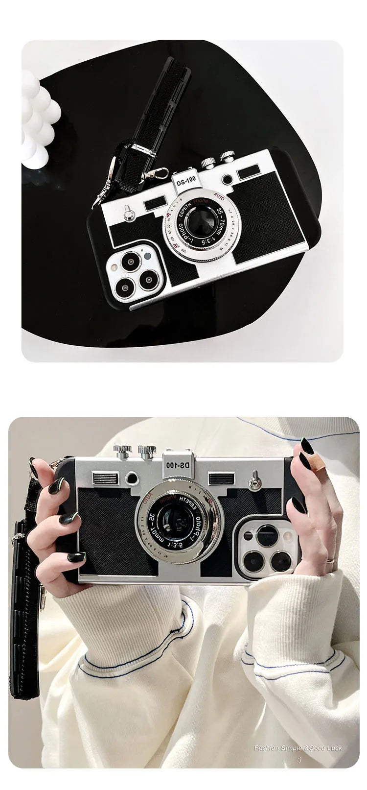 Retro Creative Stereo Camera Case