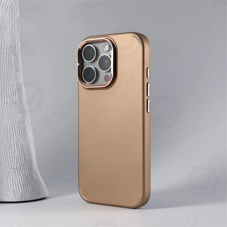 Slim Metallic Matte iPhone Casing