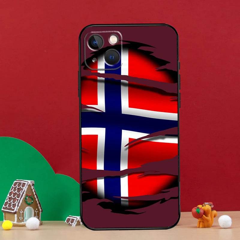 Norway Flag Protective iPhone Case