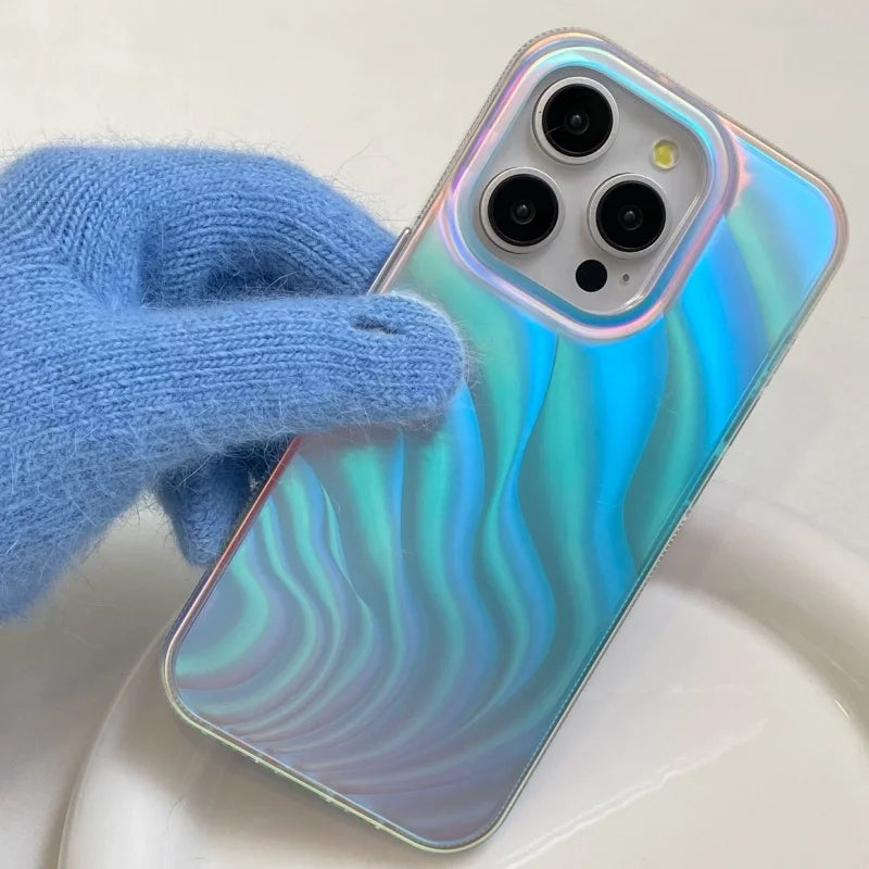 Luxury Wave Laser Protective Case