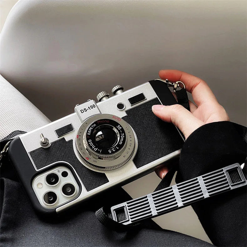 Retro Creative Stereo Camera Case