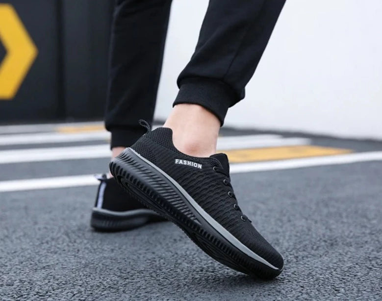 Men Women Knit Sneakers Breathable Athletic Running Walking Gym Shoes Js