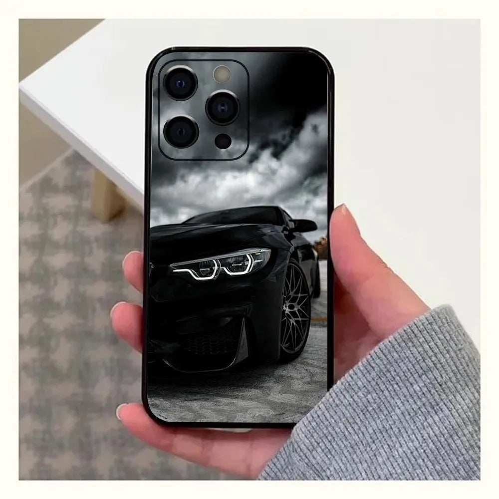 Cool Black Bmw's iPhone Case