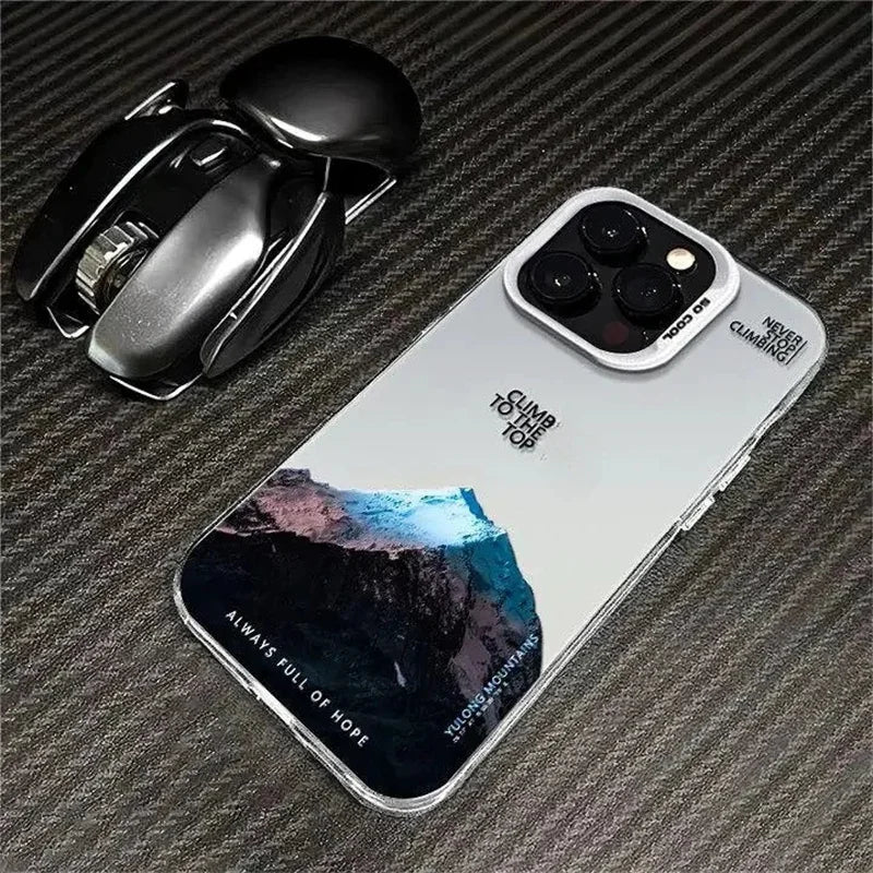 Matte Case Snow Mountain Design