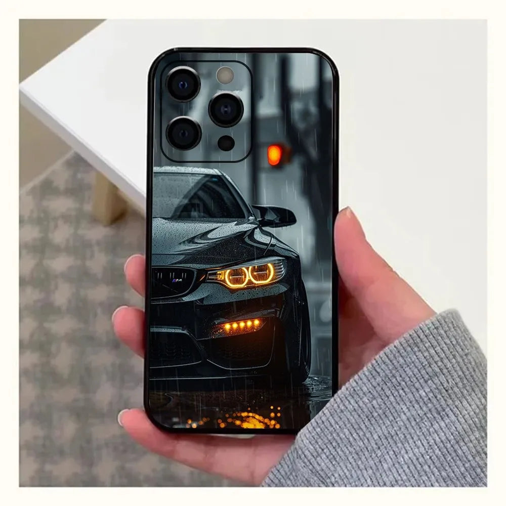 Cool Black Bmw's iPhone Case