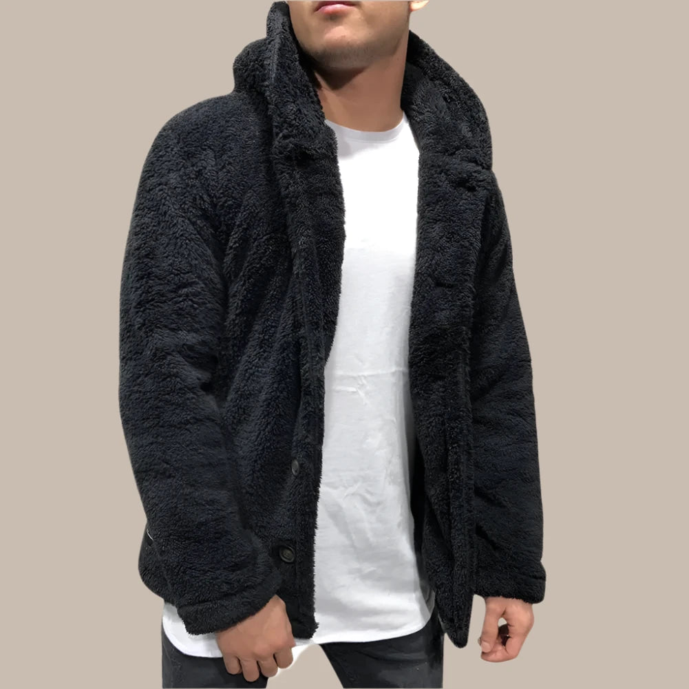 Fashion Fluffy Fleece Hooded - Vakasi