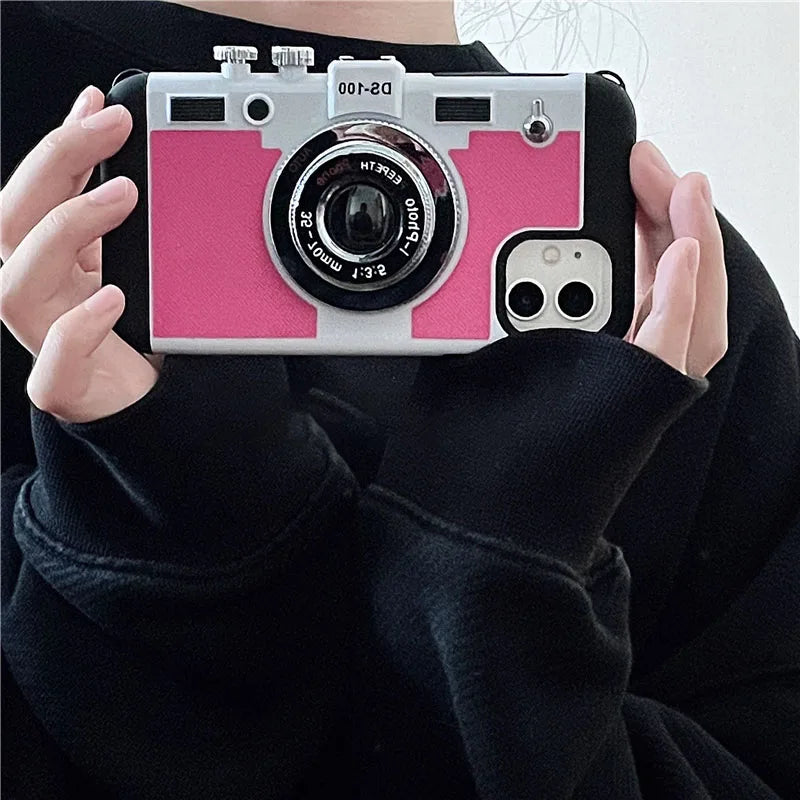 Retro Creative Stereo Camera Case