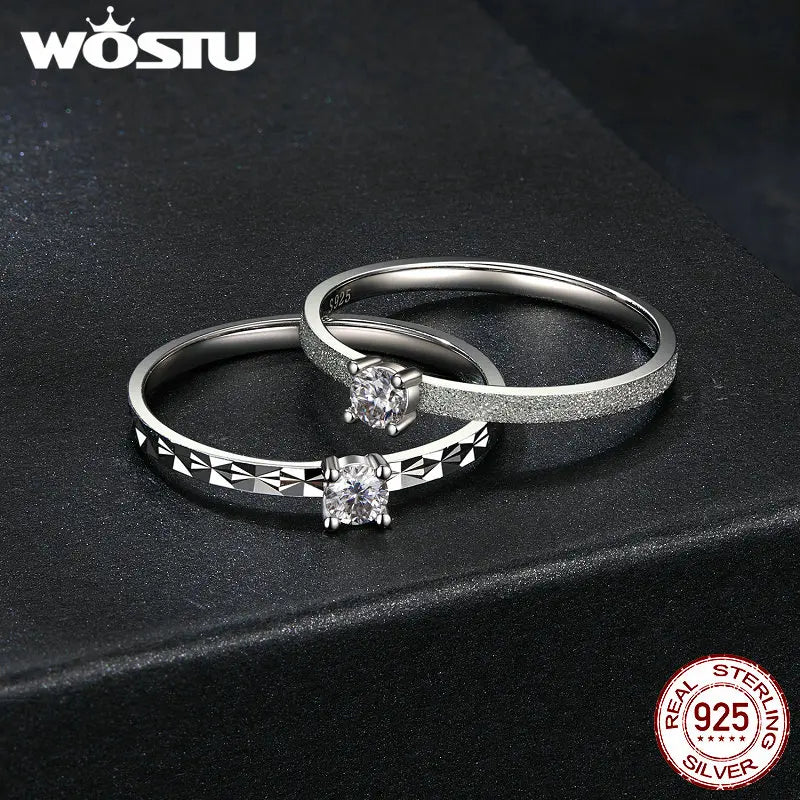 Classic Moissanite Wedding Ring - Vakasi