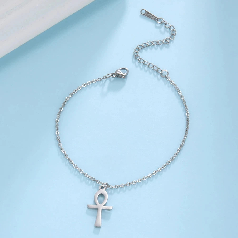 Lucktune Egypt Cross Anklets Bracelet