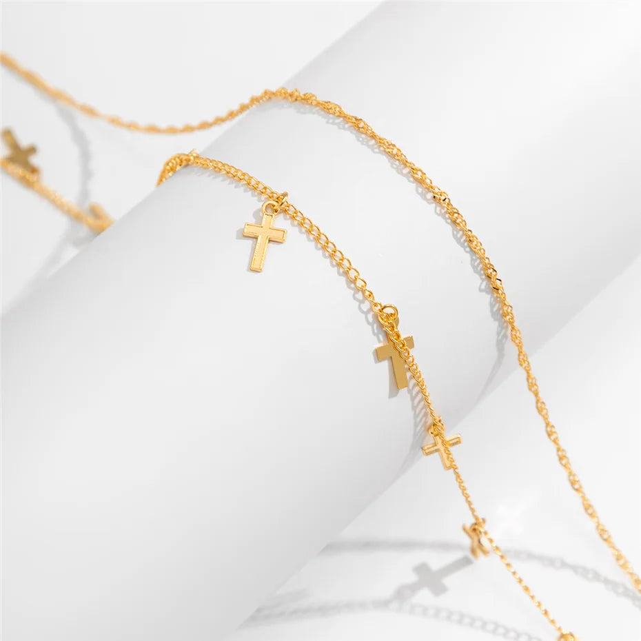 Cross Pendant Waist Chain