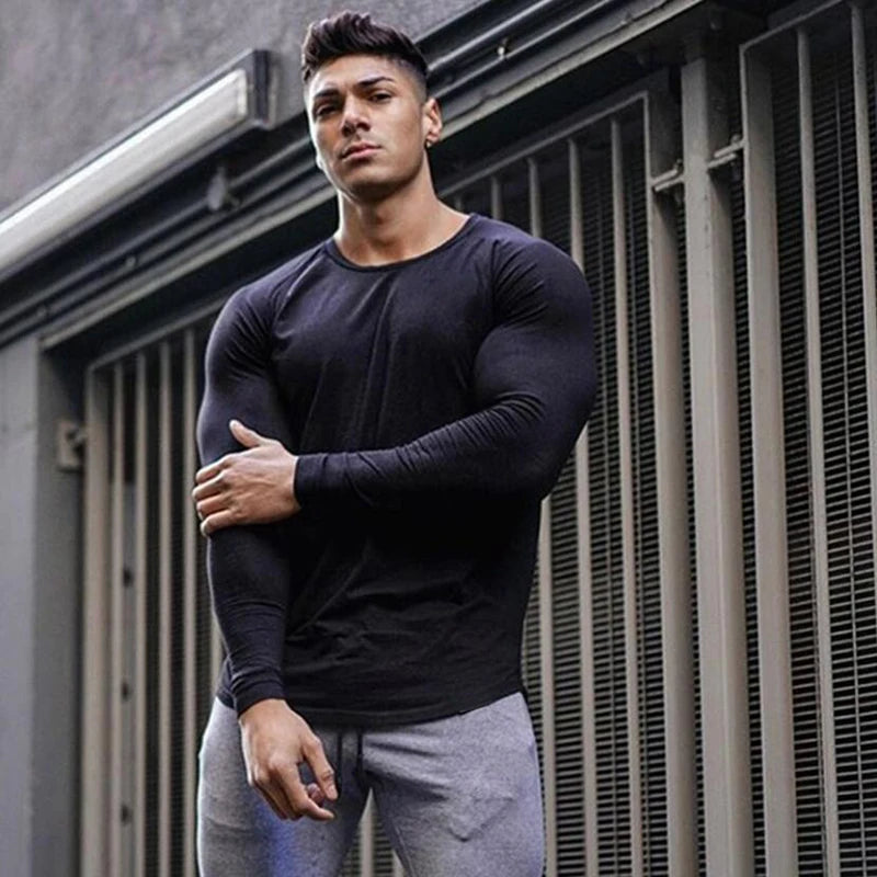 Fitness Long Sleeve Summer Shirt Js