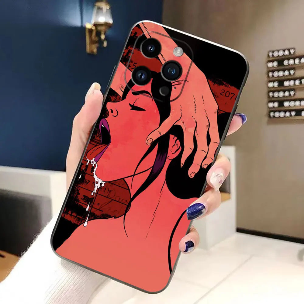 Hot Girls Sexy Twerk Phone Case For iphone 16 15 14 13 12 11 Pro XS Max Mini X SE 2020 2022 8 7 6 5 Silicone Case Funda Shell