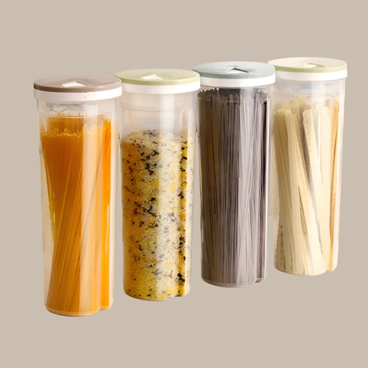 Sealed Food Jar Grain Storage Container Transparent Moisture Proof Kitchen Pasta Rice Canister Pantry Organizer 2024